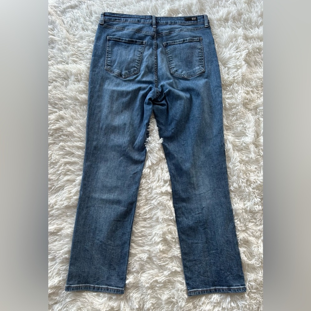 Kut from the Kloth | High Rise Rosa Ankle Vintage Straight Leg Jeans - Picture 7 of 9
